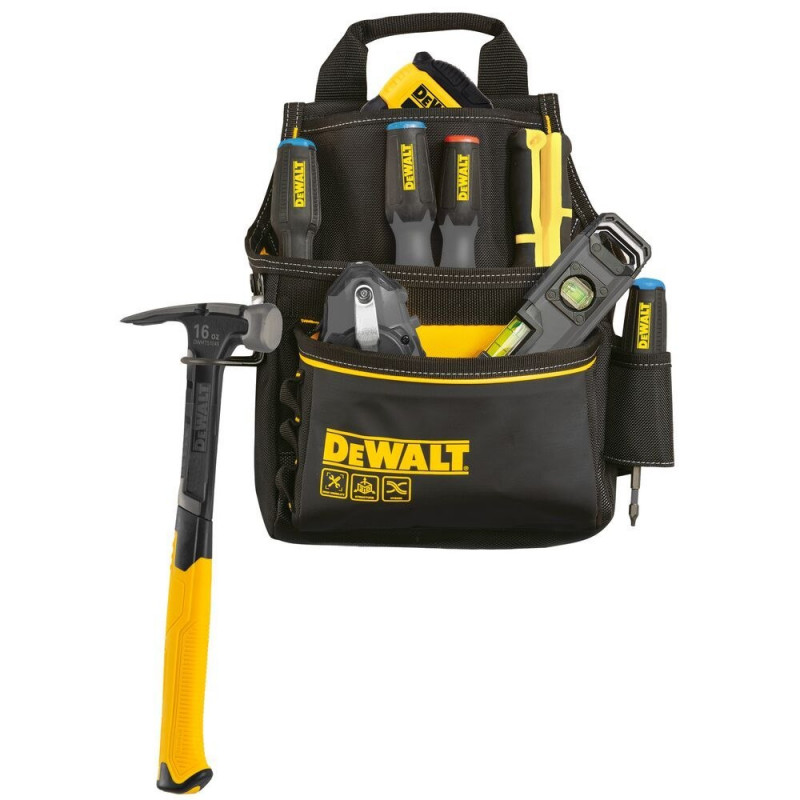 Кобура DeWalt для инструментов и аксессуаров на 12 отделений [DWST40101-1] с ремешком