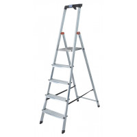 Отдельностоящая стремянка 5 ступеней SAFETY MONTO KRAUSE [126337]