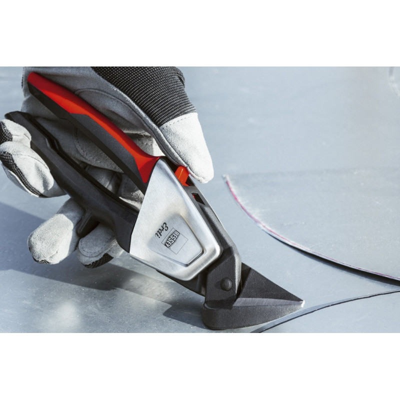 Універсальні, посилені, праворучні важільні ножиці для листового металу, Ideal Erdi Bessey [D39ASS]