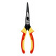Плоскогубці з довгими напівкруглими губками 160 мм, багатокомпонентна ручка VDE, Bahco [2430 S-160]
