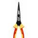 Плоскогубці з довгими напівкруглими губками 160 мм, багатокомпонентна ручка VDE, Bahco [2430 S-160]