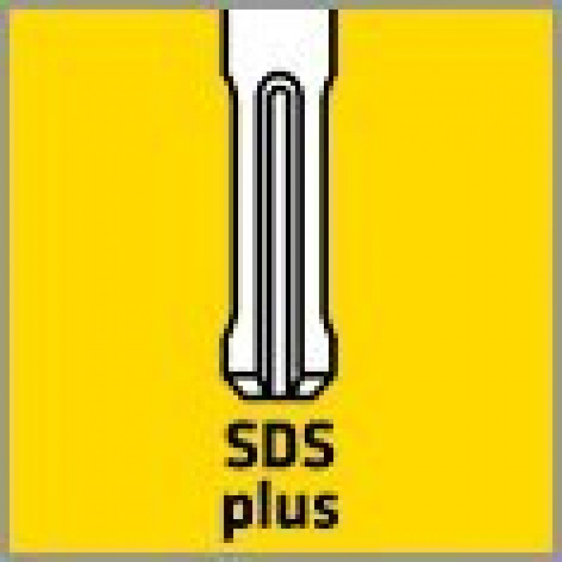 Карбідний дриль SDS+ з відсмоктуванням, для свердління бетону, каменю 14x370/250, Alpen [0058001400100] 2 ріжучі кромки