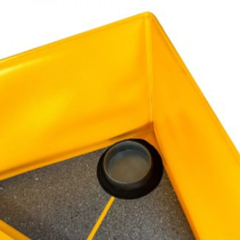 Водостічна система Haidl для плоского даху – рукав, кут для відведення води з даху