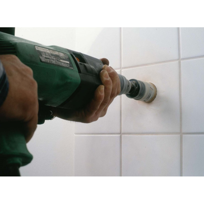 Карбидная коронка Bahco 21 мм для кирпича, газобетона, дерева, керамической плитки и стекловолокна [3832-21]