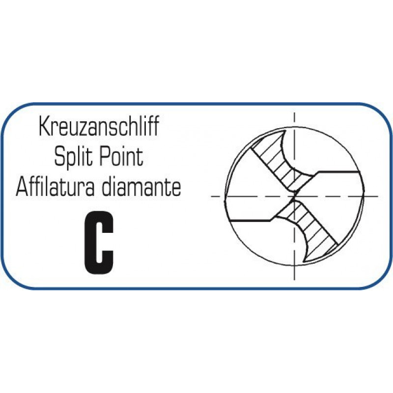 Набор из 25 кобальтовых сверл для металла и нержавеющей стали HSS-Co Forte Alpen KM-25 [0000100625100]