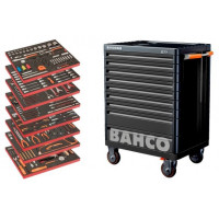 Візок для інструментів з 9 шухлядами та 357 інструментами Bahco [AUTO]