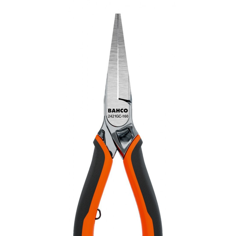 Плоскогубцы ERGO хромированные, длина 140 мм, без резака, многокомпонентная ручка, Bahco [2421GC-140IP]