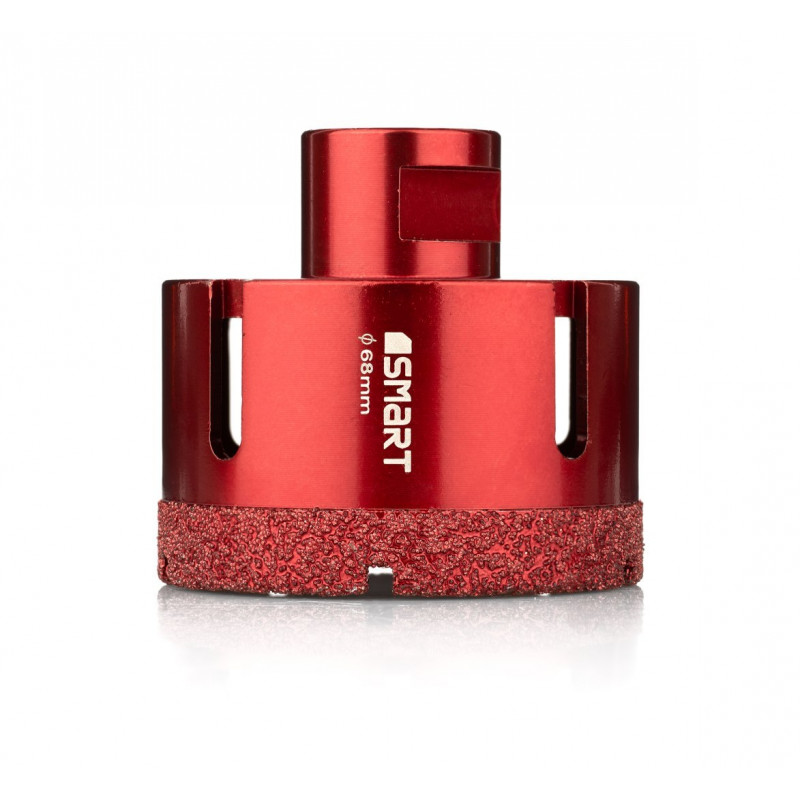 Набір з 9 предметів, алмазні кільцеві пилки для кераміки 6, 8, 10, 12, 20, 35, 55, 68 мм та адаптер, сухий, M14, 365 SMART [SM-25-SET9]