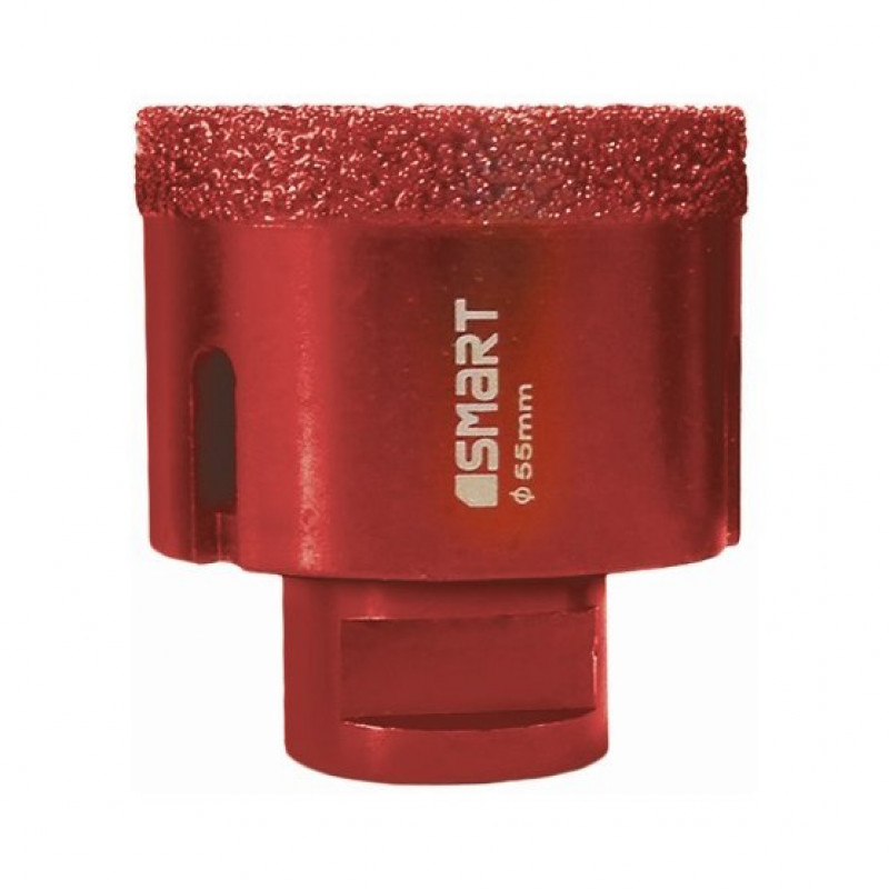 Набір з 9 предметів, алмазні кільцеві пилки для кераміки 6, 8, 10, 12, 20, 35, 55, 68 мм та адаптер, сухий, M14, 365 SMART [SM-25-SET9]