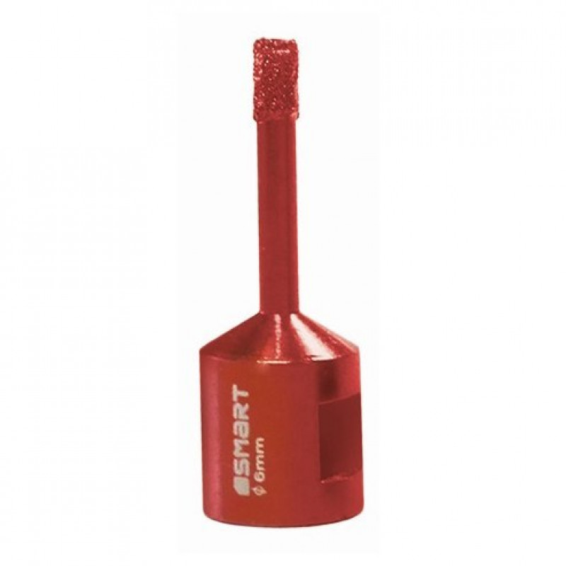 Набір з 9 предметів, алмазні кільцеві пилки для кераміки 6, 8, 10, 12, 20, 35, 55, 68 мм та адаптер, сухий, M14, 365 SMART [SM-25-SET9]