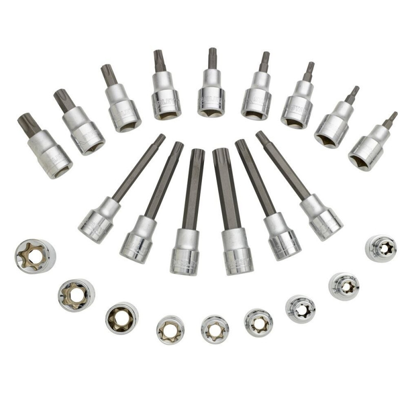 Вставка с набором головок и бит на головках Torx, 24 шт. для инструментальных тележек системы TRANSMODULE, STANLEY [STMT1-74176]