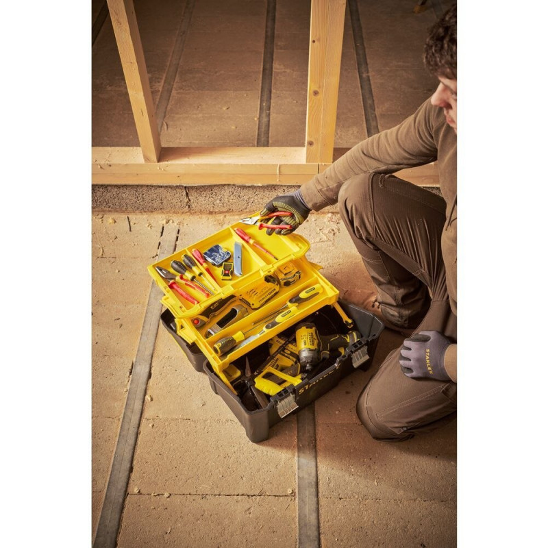 3-ярусный ящик для инструментов 19 консольных, Stanley [STST83397-1]