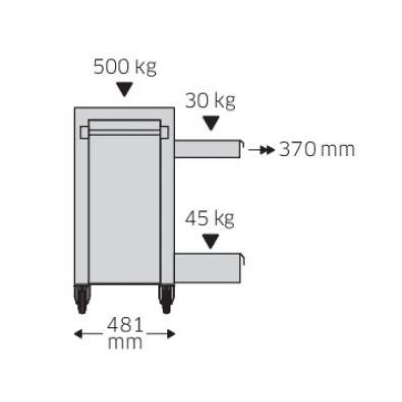 6-ящиковая инструментальная тележка TTS 93/6 серии A STAHLWILLE [81200154] Антрацит