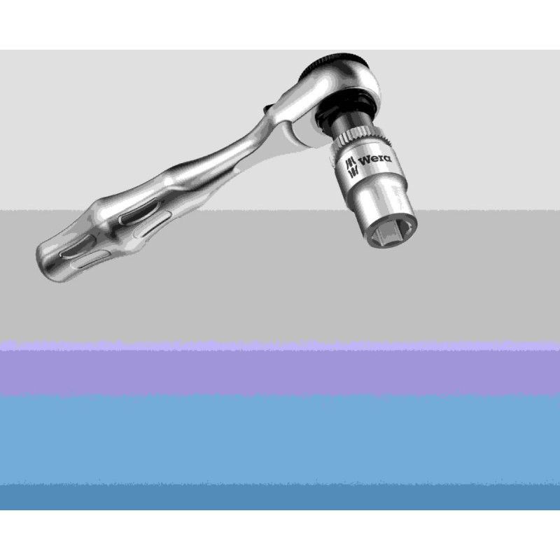 Набор бит, головок 1/4 с трещоткой Zyklop Mini 1, 38 предм. Tool-Check 1 SB WERA [05073220001]