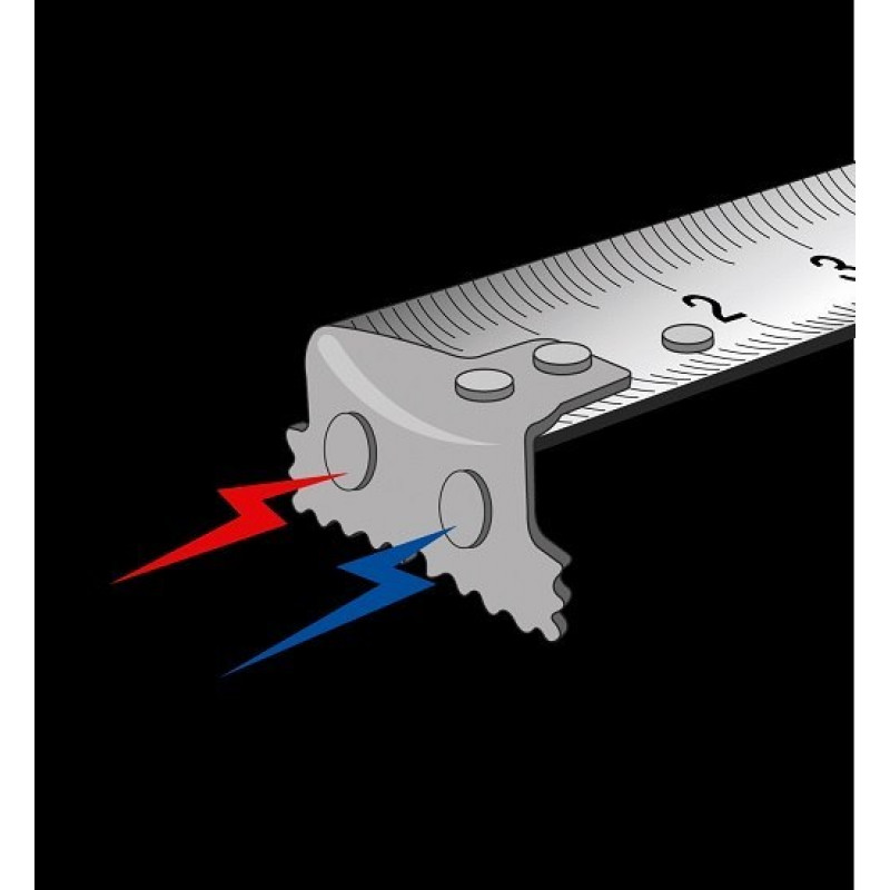 Измерительная лента Bahco 8 м [MTS-8-25], двухсторонняя градуировка