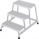 Промислові монтажні сходи, платформа з 3 сходинками з алюмінієвої решітки, STABILO PROFESSIONAL KRAUSE [805331]