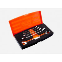 Набор из 5 рожковых ключей с реверсивной трещоткой 8, 10, 13, 17, 19 мм, Bahco [1RM/S5]