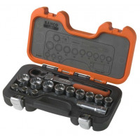 Набір торцевих ключів SPLINE, 6-гранних, 3/4 19 мм, 14 предм. BAHCO [S140T]