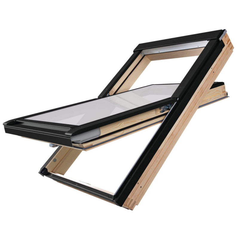 Дахове вікно FAKRO FTP-X U41 GREENVIEW – енергозберігаюче, без вентиляційного отвору