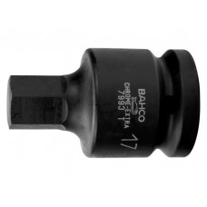 Ударная головка 3/4 с шестигранным шестигранным наконечником 22 мм, Bahco [7993T0220]