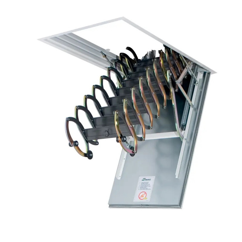 Огнестойкая чердачная лестница FAKRO LSF 60x120