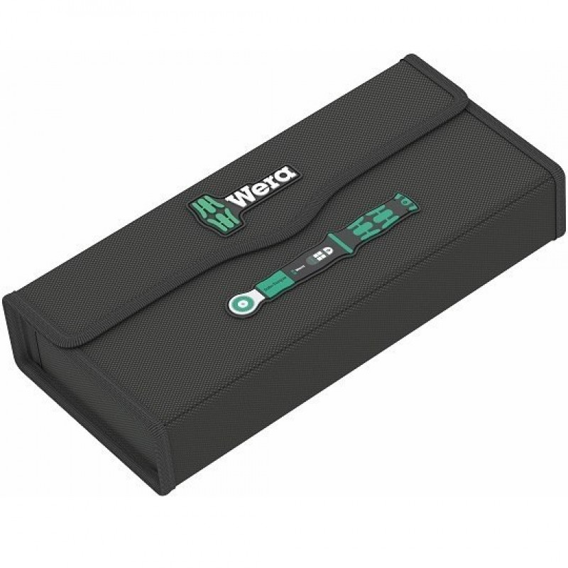 Квадратный динамометрический ключ 1/4, 2-12 Нм с фиксатором, 8 шт. головок, Safe-Torque A 1 Set1, Wera [05075830001] Wera 2go