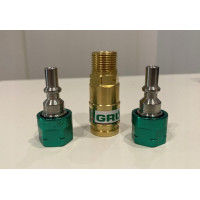 Швидкоз'єм Grun та 2 чоловічі штифти - для покрівельних пальників