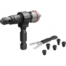 Насадка с отверточной ручкой - заклепщик для глухих заклепок, 2,4 мм-6,4 мм FORTUM [ARG 4770663] кейс]