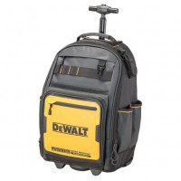 Рюкзак для инструментов DeWalt Soft Storage Series с карманами на колесах [DWST60101-1] с телескопической ручкой