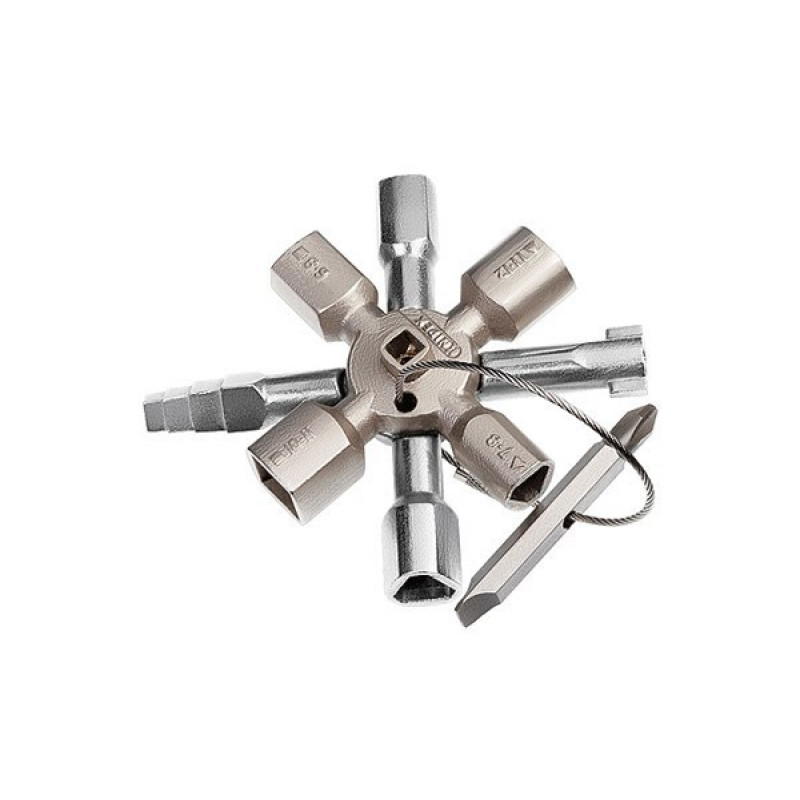 Універсальний ключ для шаф, розподільних щитів, коробок та запірних систем TwinKey KNIPEX [00 11 01]