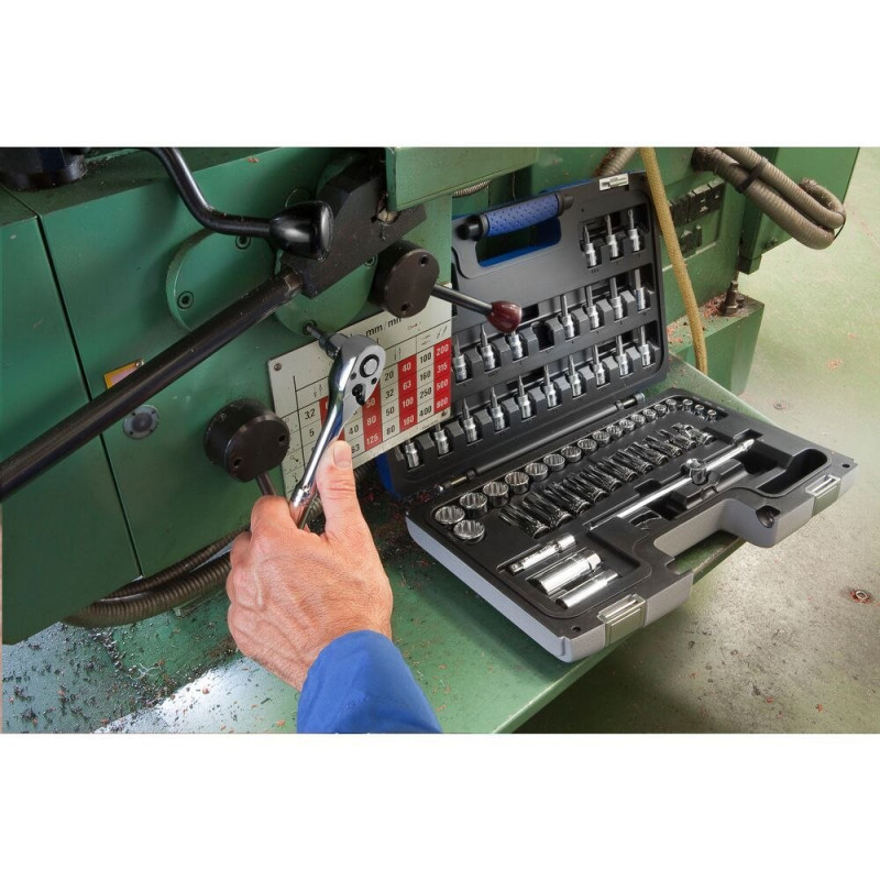 Набір із 61 головки та аксесуарів, 3/8, EXPERT [E031806]