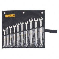 Набор 10-предметных рожковых ключей DeWalt [DWMT19227-1]