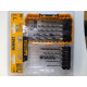 Набор из 10 металлических сверл Black&amp;Gold, крепление 1/4, DeWALT [DT20620-QZ] TOUGH CASE+