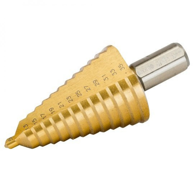 Ступінчасте свердло TiN для металу, 5-35 мм, Bahco [230-SD]