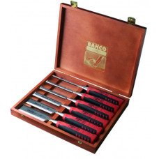 Набор профессиональных стамесок по дереву, 6 предметов BAHCO [424P-S6-EUR]