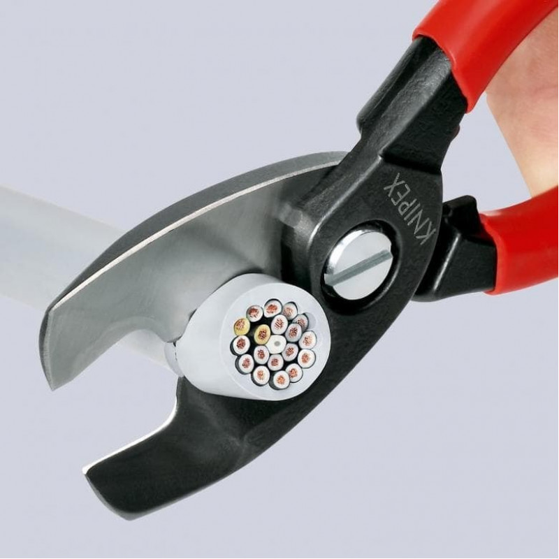 Кусачки для кабелів Knipex 200 мм [95 12 200] Двокомпонентні ручки