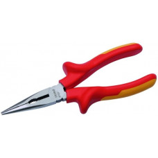 Плоскогубцы VDE полукруглые, длинные 160 мм, многокомпонентная ручка, Irimo [612V-160-1]