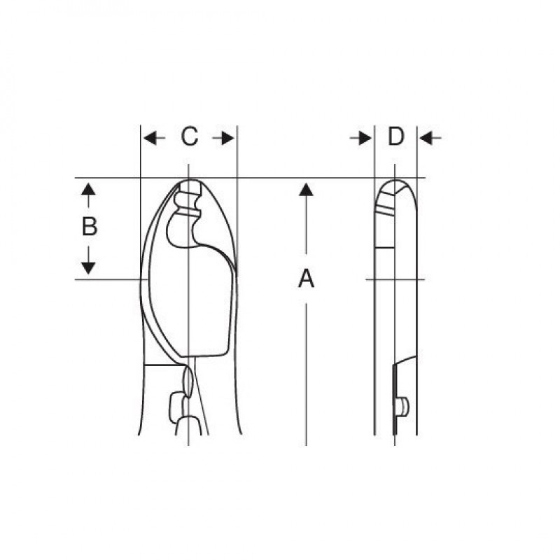 Кусачки та ізоляційні клещі для дроту 200 мм, Bahco [2233 D-200]