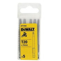 Набор из 5 бит Torx 1/4, размер TX20/70 мм, DeWalt [DT7292-QZ]