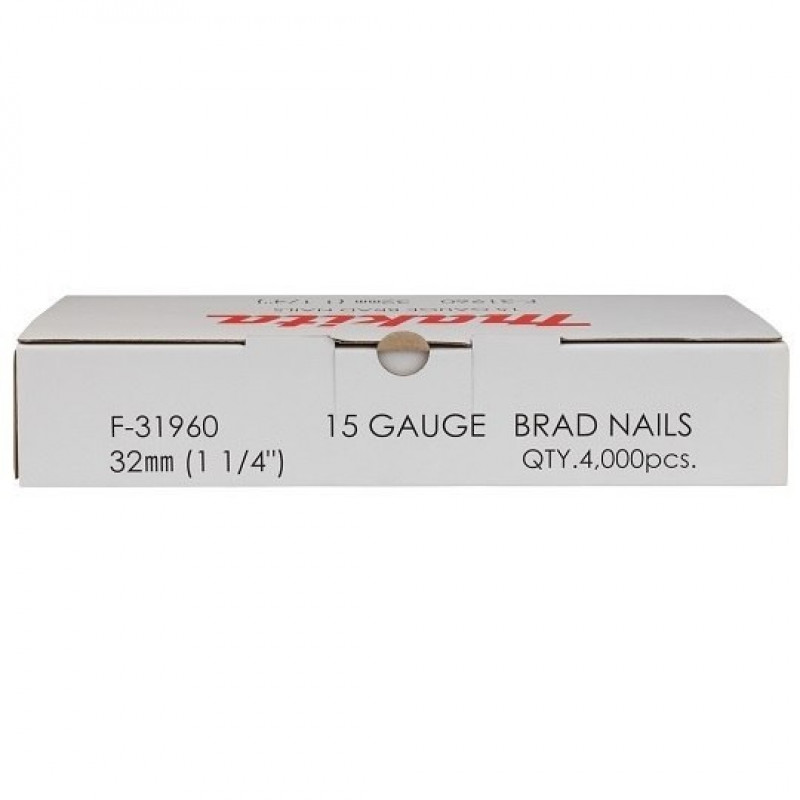 Гвозди длиной 32 мм для гвоздозабивного пистолета AF635, 4000 шт. Makita [F-31960]