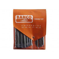 Набор из 15 метрических шестигранных ключей Bahco [1995M/15T]