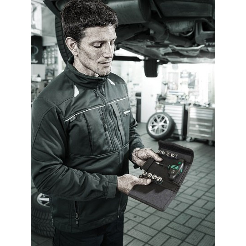 Набір з 8 головок 1/4, від 6 до 13 мм, з тріскачкою 1/4 Kraftform Kompakt 400RA, упаковка Wera 3go [05023470001]