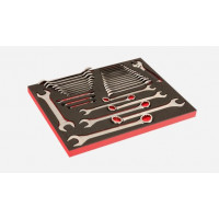 Вставка для інструментального візка з обладнанням, 34 інструменти, Bahco [FF1A09] розмір 3/3 шухляди