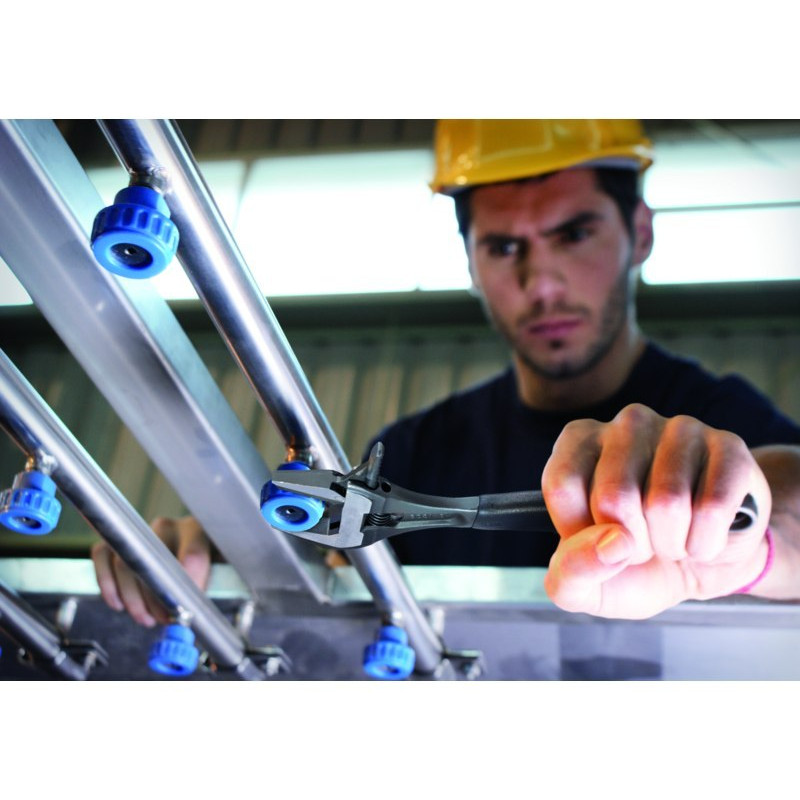 Розвідний двосторонній ключ Bahco Ergo 218 мм з широкими губками 39 мм [9031P]