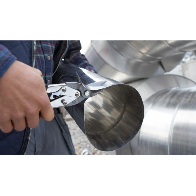 Ножиці Bessey Erdi [D16] з правою важільною формою для різання листового металу