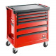 Візок для майстерні Facom з 6 шухлядами червоного кольору [ROLL.6M4A]