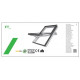 Кровельное окно FAKRO FTU-V U41 GREENVIEW с вентиляционным отверстием