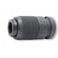 Ударный адаптер с фиксатором, из квадрата 1/2" на шестигранник 7/16", KOKEN [14142-F11.2]