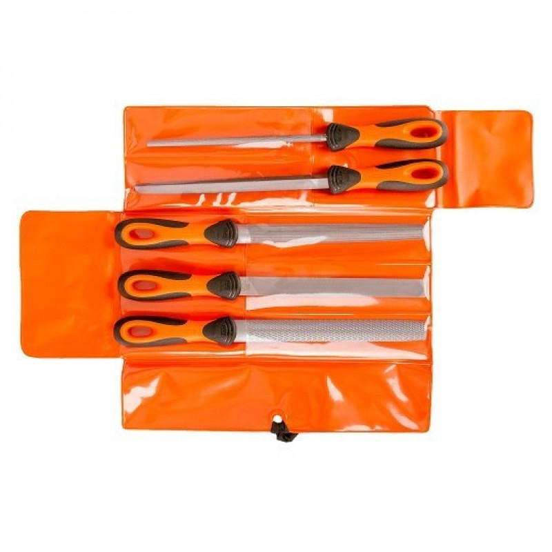 Набір ручних напилків 200 мм, 5 шт. ERGO Bahco [1-477-08-2-2]