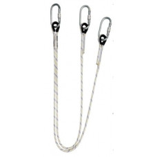 Двойной предохранительный трос LB102 с карабинами AZ003 2AZ024 (2+2 м) PROTEKT